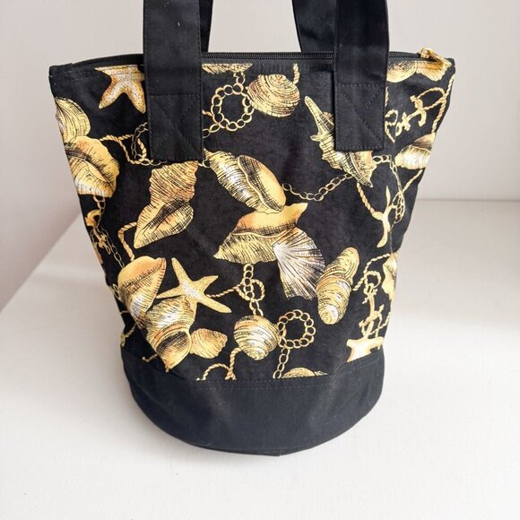 Jim Thompson Seashell Print Canvas Beach Bag - Picture 6 of 8